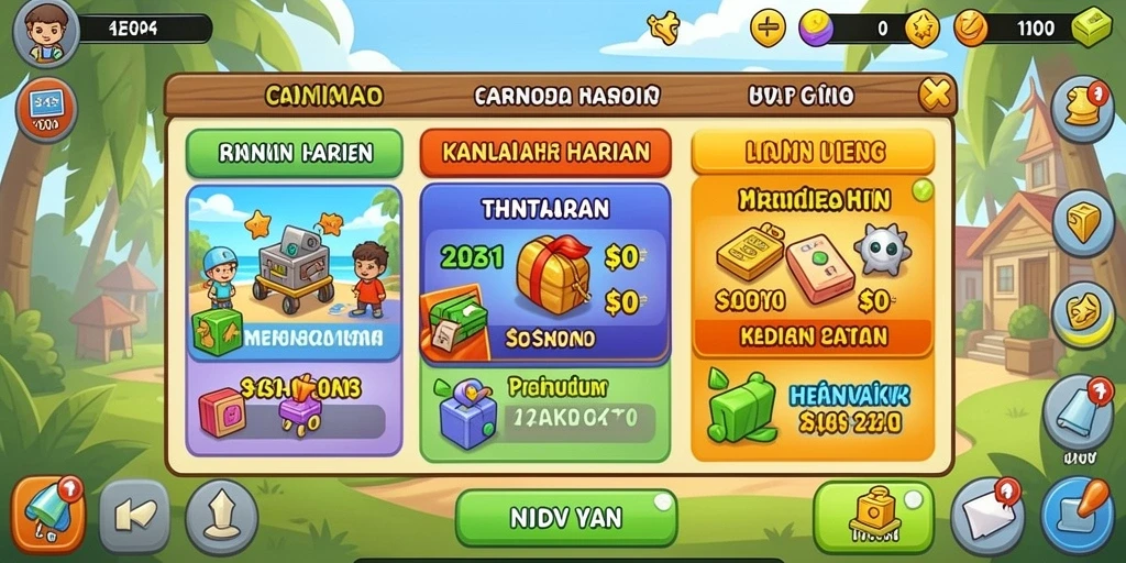 Tampilan grafis yang memukau dengan desain karakter unik.