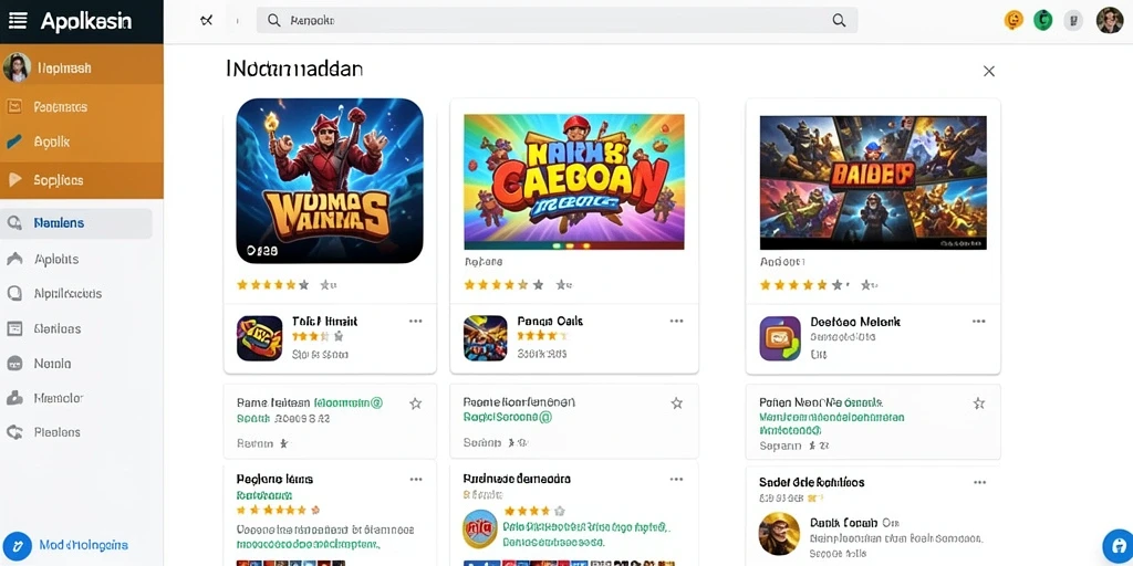 Tampilan awal aplikasi yang memukau dan mudah dinavigasi.