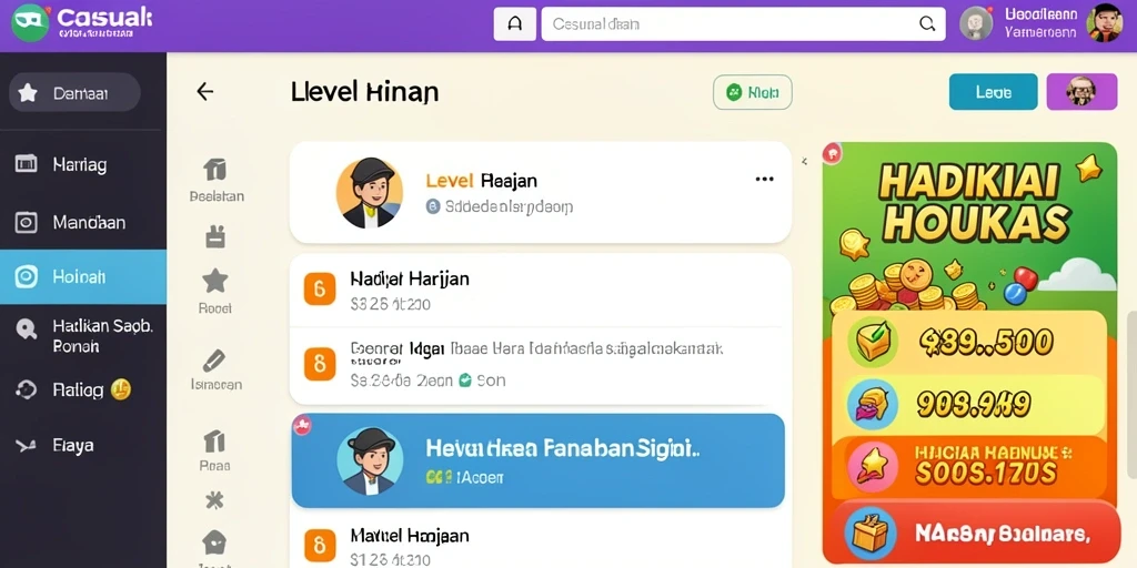 Tampilan antarmuka yang intuitif dan mudah dipahami.