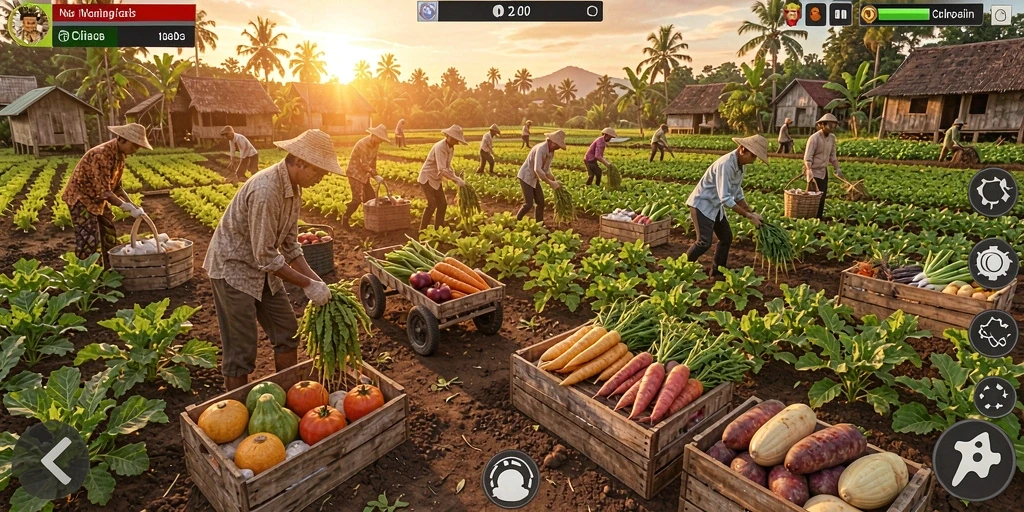 Screenshot menampilkan layar utama permainan DANAGAME.