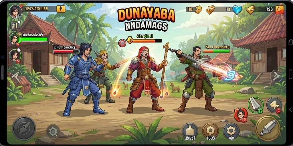 Tampilan antarmuka yang intuitif dan menarik.