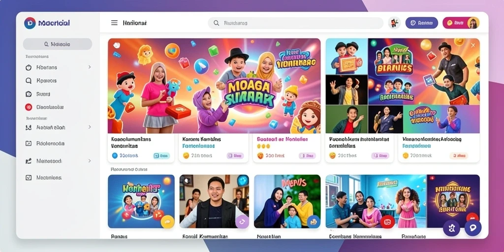 Tampilan antarmuka yang menarik dan mudah digunakan.