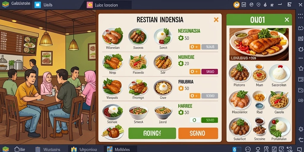 Tangkapan layar menunjukkan aksi seru saat menjelajahi hutan.