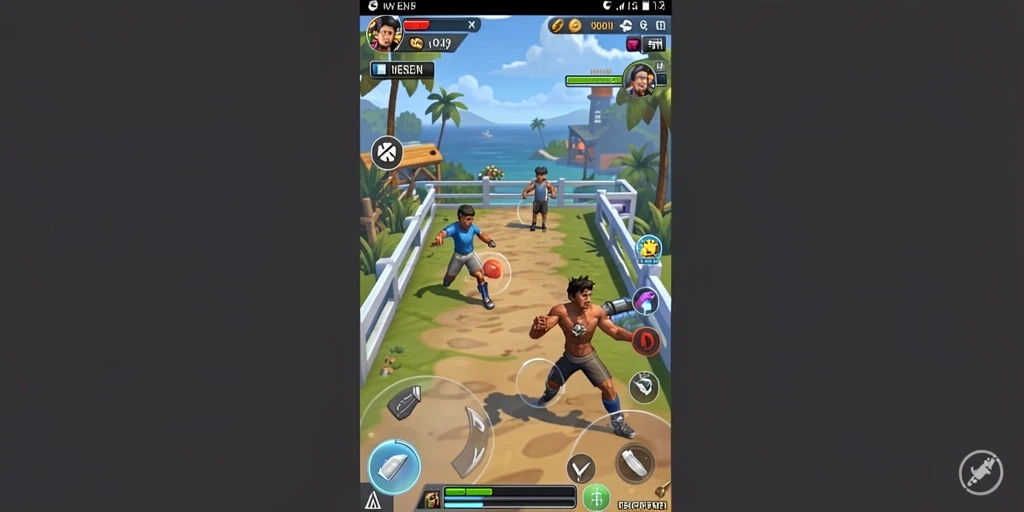 Tampilan grafis yang menawan dalam game.
