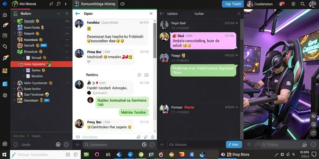 Tampilan utama dengan navigasi yang user-friendly.